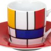 KONITZ Espressoset Hommage To Mondrian - Large Fragments Bauhaus