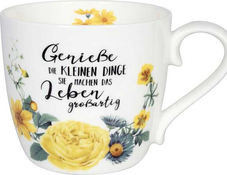 KONITZ Mug Gardening - Yellow Flowers Flowers