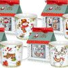 KONITZ 4Pc Set Mugs Incl. Gift Box - Christmas Mugs Christmas