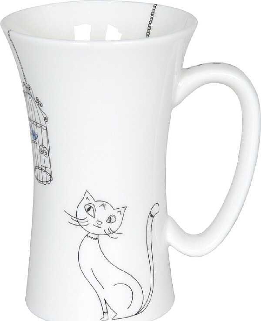 KONITZ Mega Mug Cats And Birds Animals