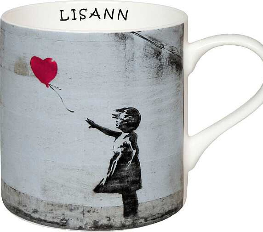 KONITZ Mug Girl With Balloon By Banksy Mugs With Names