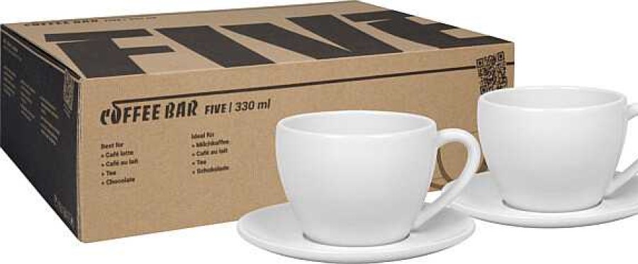 KONITZ Set Of 2 With Giftbox Coffee Bar Five 330Ml Coffee Bar