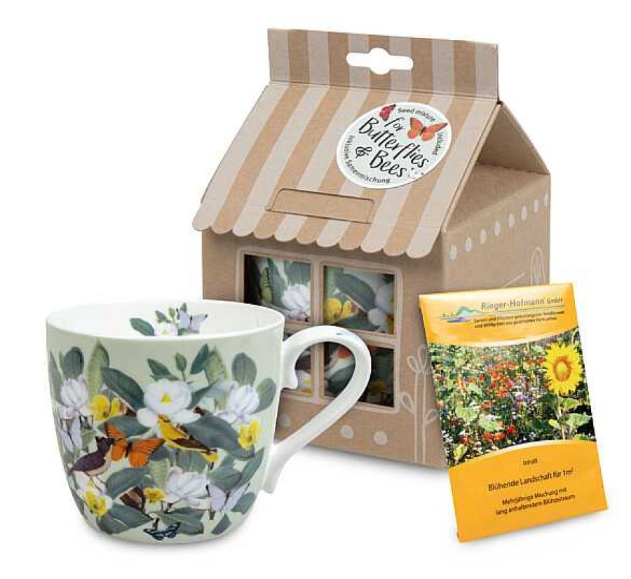 KONITZ Mug +Giftbox + Flower Seeds Magnolia Bloom-Binny Talib Flowers