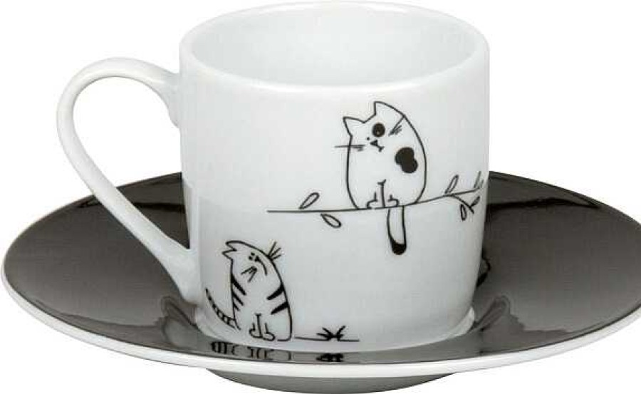 KONITZ Espressoset Funny Cats Animals