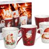 KONITZ Set Of 4 Mugs With Gift Box Gnome Winter