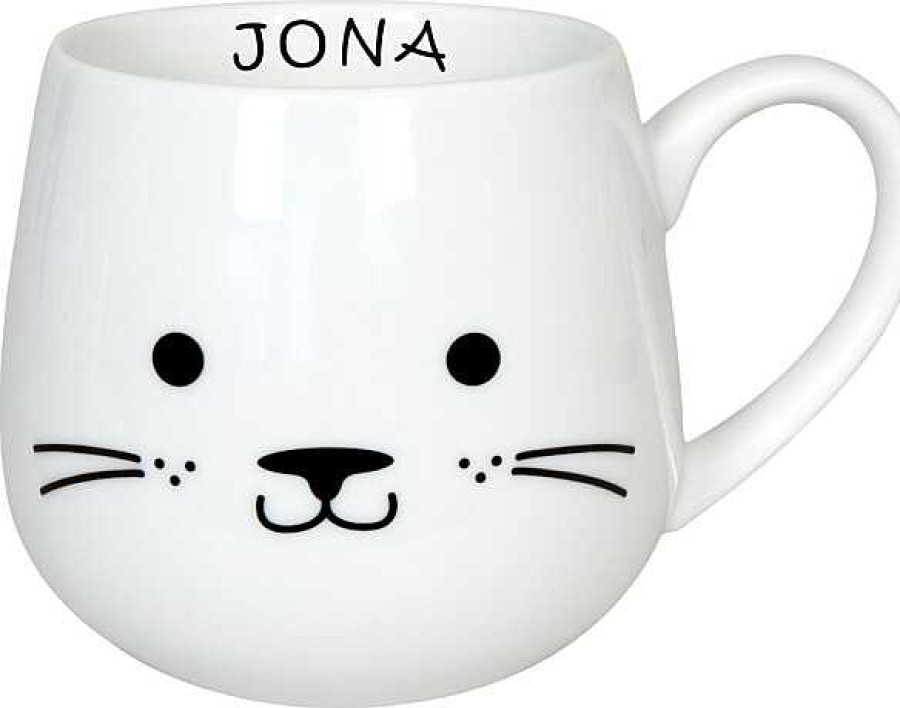 KONITZ Snuggle Mug Cuddle Animals - Cat + Name Animals