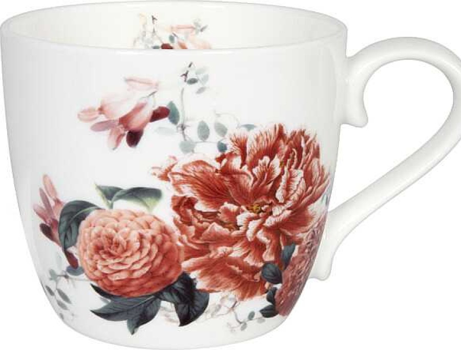 KONITZ Mug Gardening - Red Peony Flowers