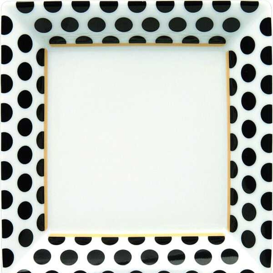 KONITZ Medium Tray Black & White Dots Black & White