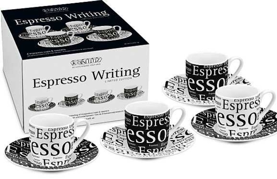 KONITZ 4Er Espresso Im Gk Writing Black & White