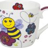 KONITZ Mug Bee - White Colourful Animals