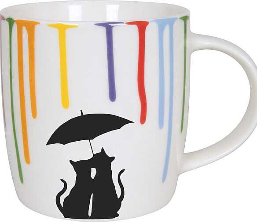 KONITZ Mug Rainbowdrops-Cats Animals