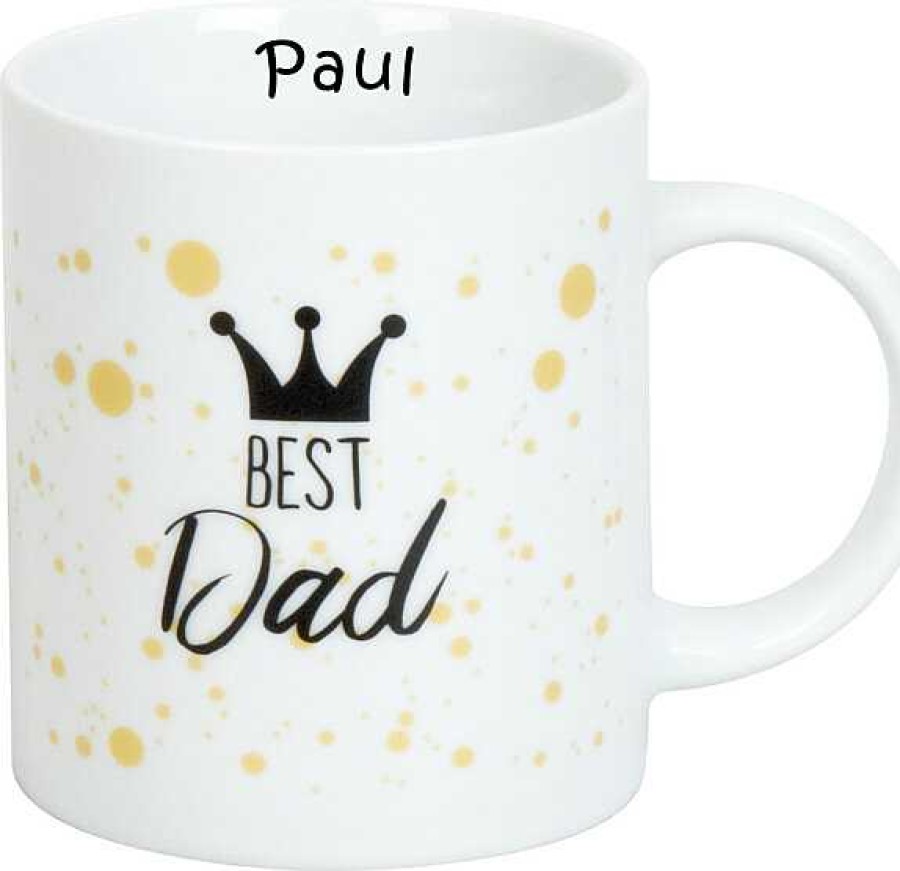 KONITZ Mug Best Dad + Name Mugs With Names