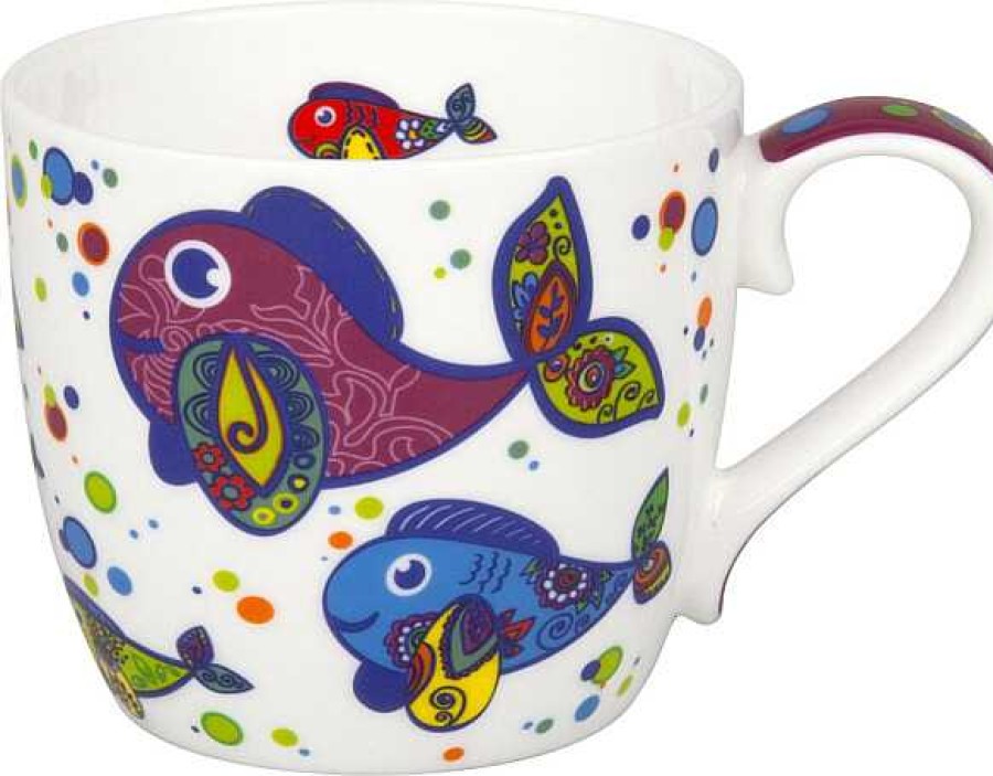 KONITZ Mug Colourful Animals - Fish Colourful Animals