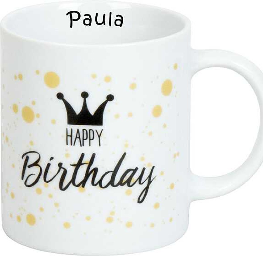 KONITZ Mug Happy Birthday + Name Mugs With Names