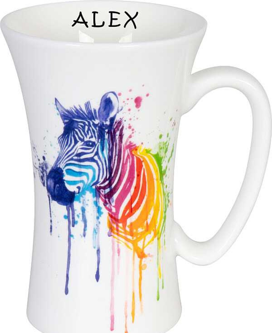 KONITZ Mega Mug Watercol. Animals - Zebra+Name Mugs With Names