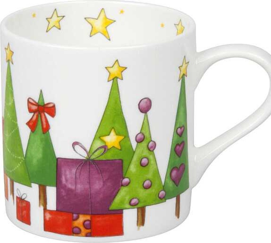 KONITZ Mug Watercoloured Tree Christmas