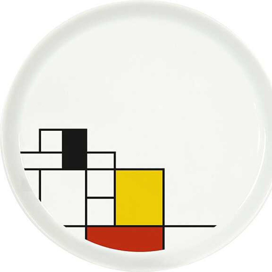 KONITZ Plate O 20 Cm Hommage To Mondrian Bauhaus