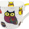 KONITZ Mug Owls - White Colourful Animals